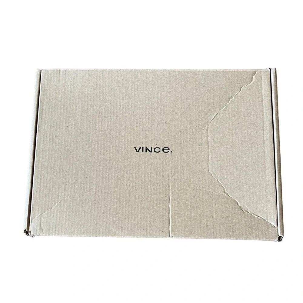 Vince braided leather “Quenelle” slingback heeled strappy sandals in “dune” tan